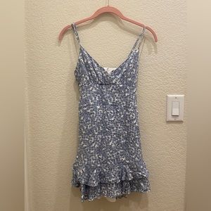 Floral Blue Summer Dress